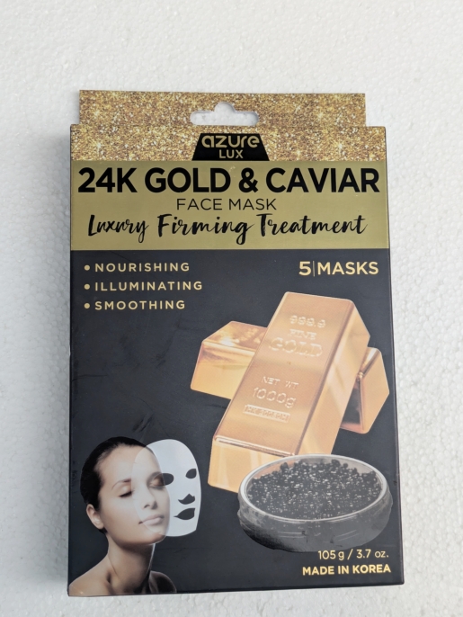 Azure 24K Gold & Caviar Face Mask 5ct (Firming)