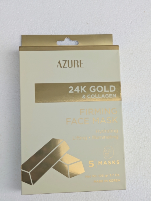 Azure 24K Gold & Collagen Face Mask 5ct (Firming)