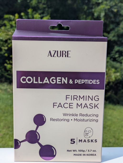 Azure Collagen & Peptides Premium Face Masks 105mg/3.7oz 5ct (Firming)