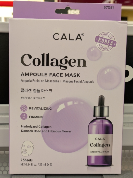 CALA Collagen Ampoule Face Mask 5ct (Firming & Revitalizing)