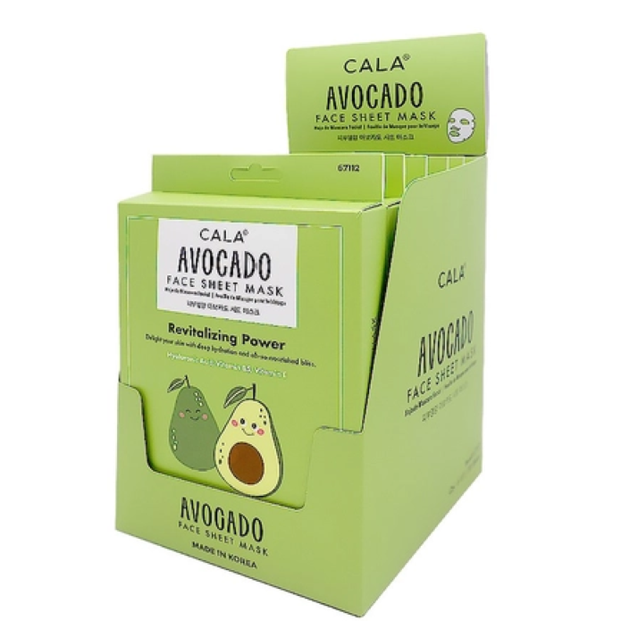 Cala Avocado 5-Sheet Face Mask 6pcs (Revitalizing Power)