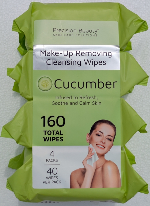Precision Beauty CUCUMBER Make-Up Removing Cleansing Wipes 2.6lbs (160ct)