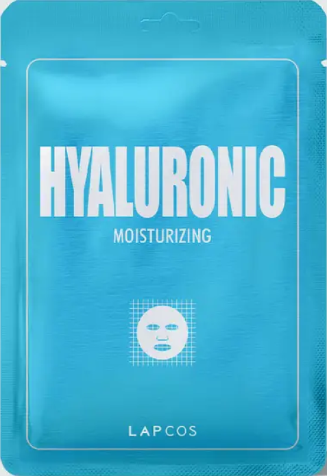 Daily HYALURONIC ACID Sheet Face Mask Lapcos 5pk (Moisturizing)