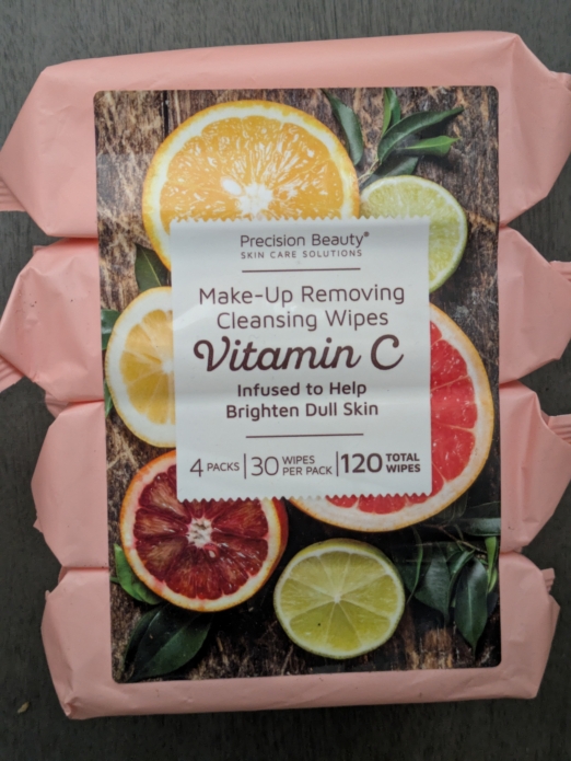 Precision Beauty Make-Up Cleansing Wipes with Vitamin-C 1.8lbs (120ct)