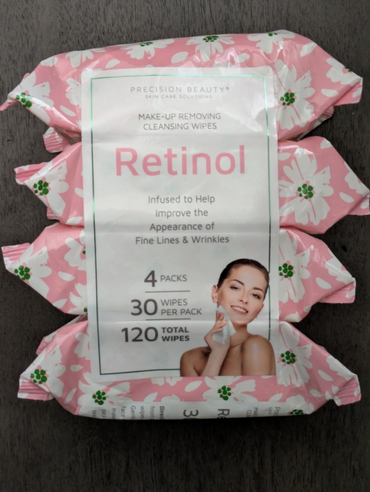 Precision Beauty Make-Up Cleansing Wipes with Retinol 1.8lbs (120ct)