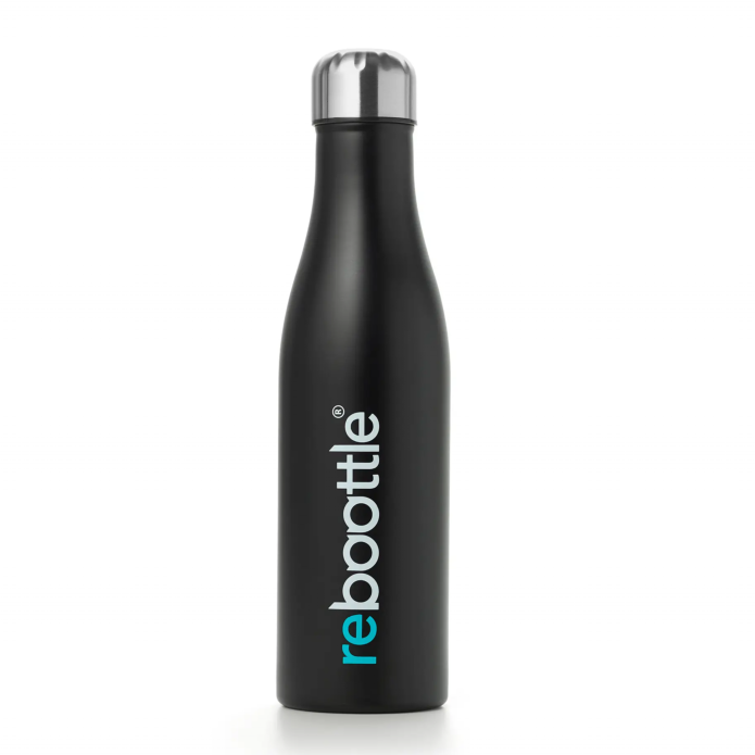 Reboottle Stainless Steel Drinking Bottle 17oz (Thermo Black)
