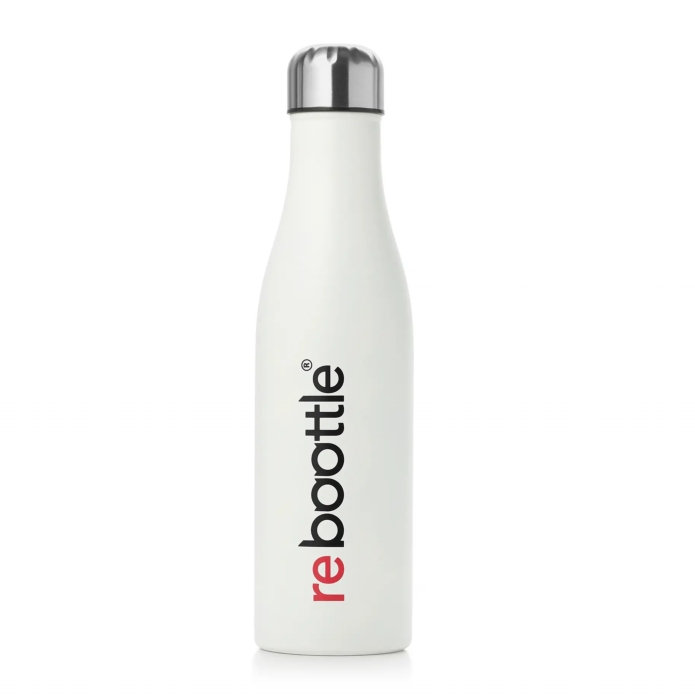 Reboottle Stainless Steel Drinking Bottle 17oz (Thermo White)