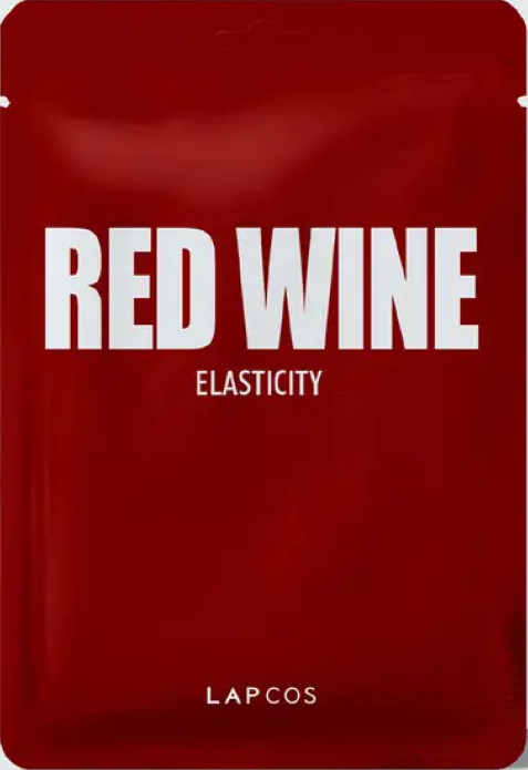 Daily RED WINE  Sheet Face Mask 5k Lapcos (Skin Elasticity)