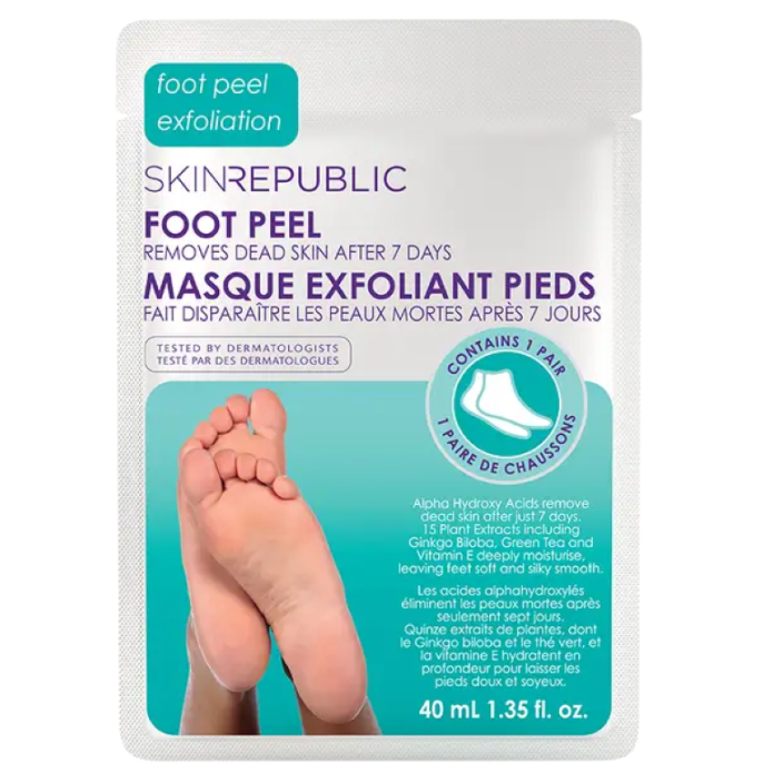 Skin Republic Biodegradable Foot Peel Mask 40ml (Exfoliation)