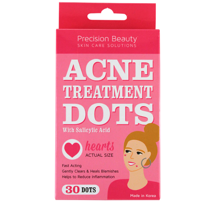 Acne Treatment Dots with Salicylic Acid Precision Skin Care (30 Hearts)