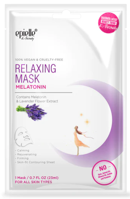Melatonin Face Mask Epielle 5ct (Relaxing)