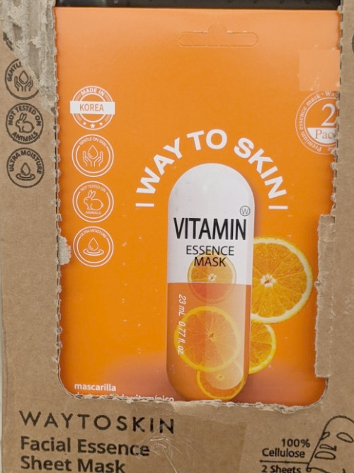 WayToSkin Vitamin Face Masks.