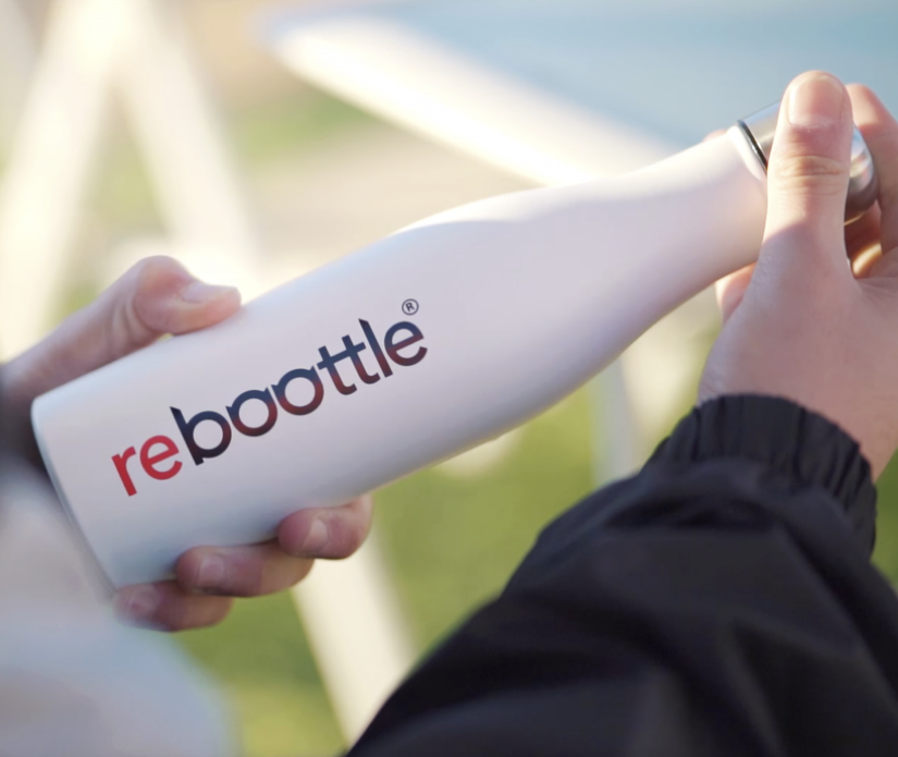 Reboottle Stainless Steel Drinking Bottle - Thermo White